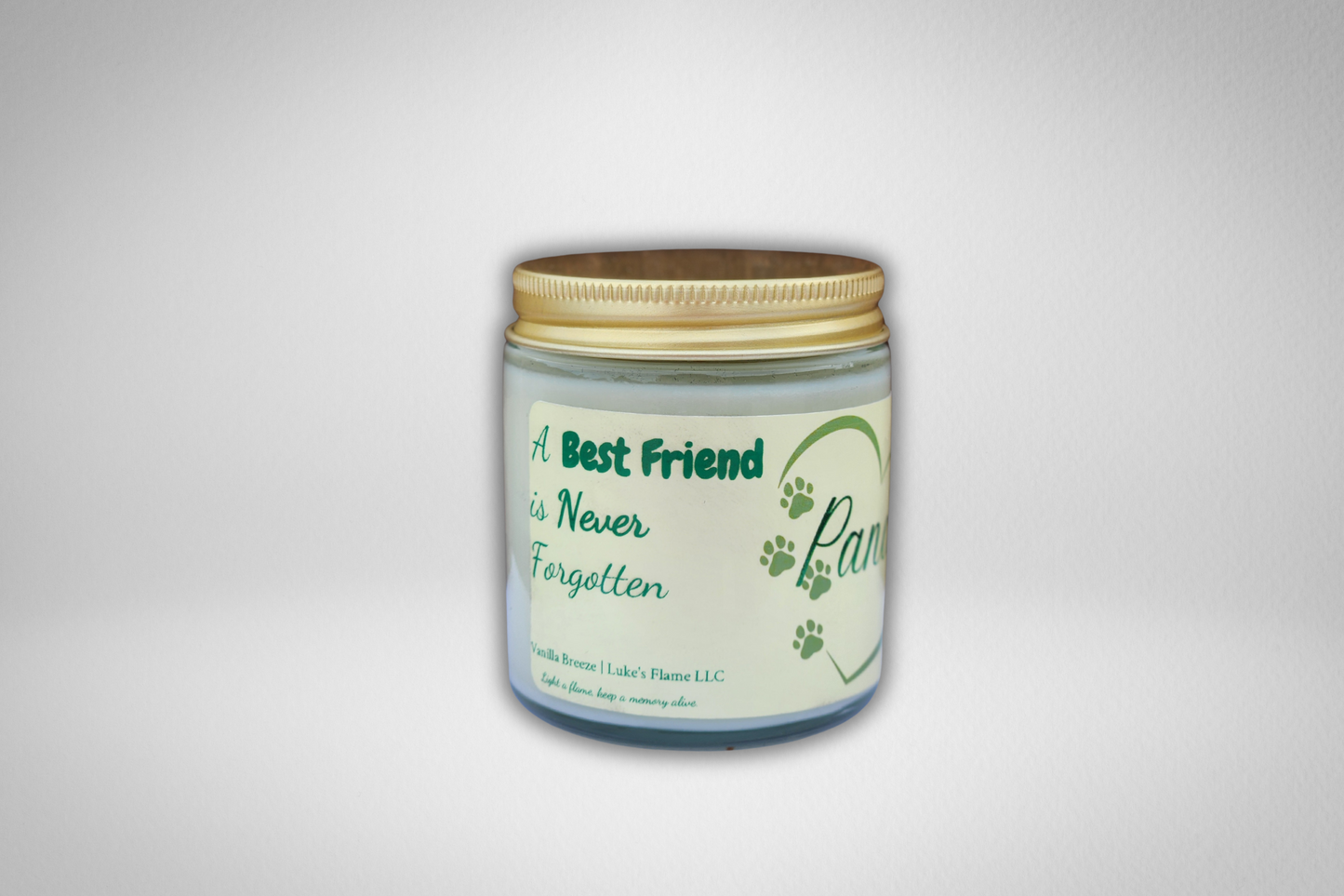 Pet Remembrance Candle