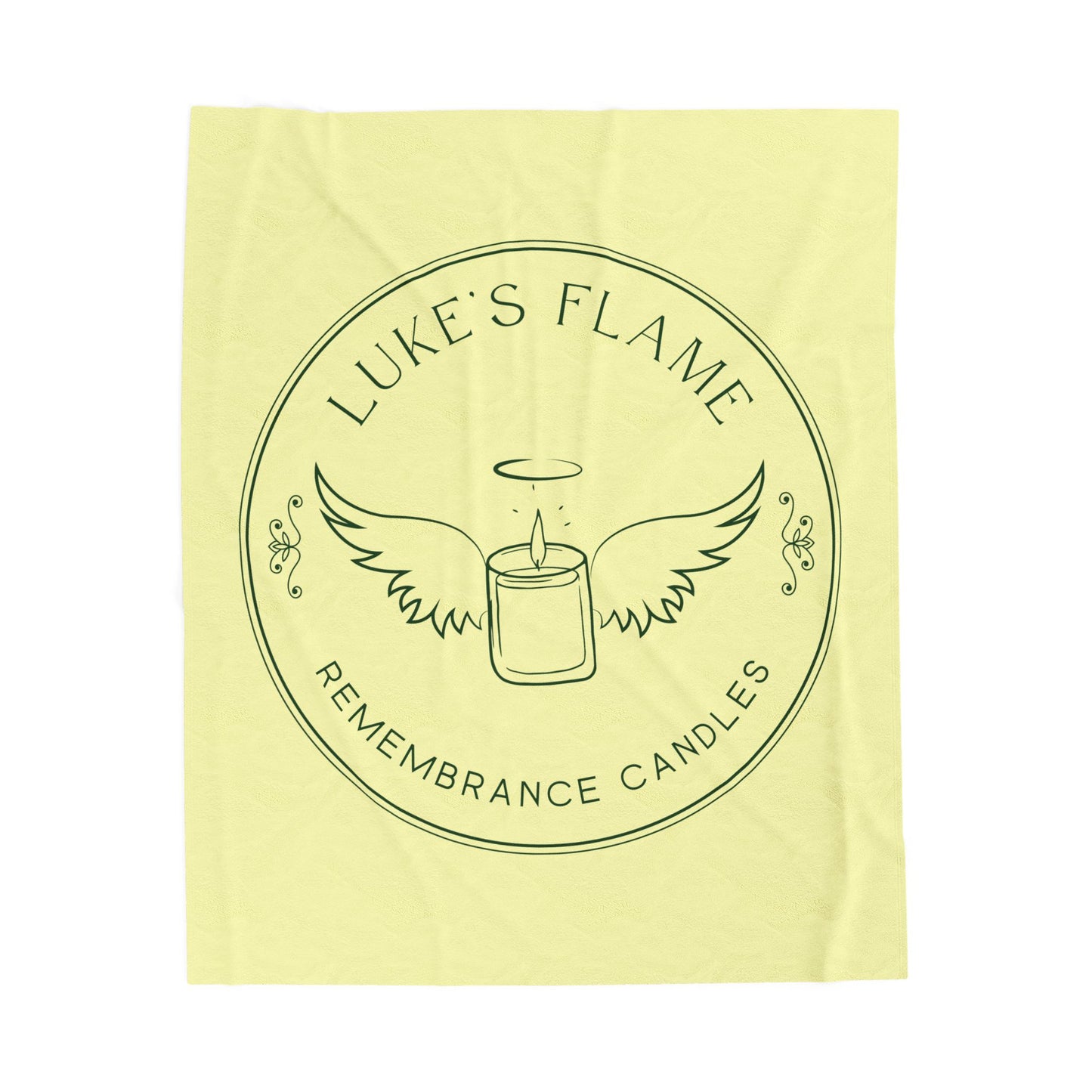 Luke's Flame Plush Blanket
