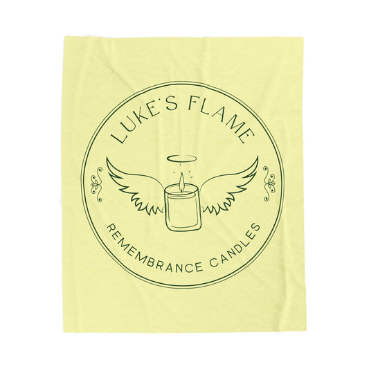 Luke's Flame Plush Blanket